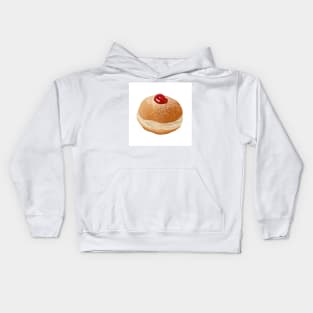 Sufganiyah a jelly doughnut Kids Hoodie